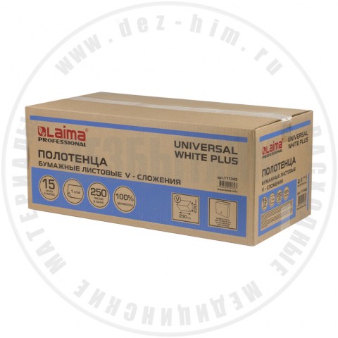 Полотенца бумажные LAIMA (H3) UNIVERSAL WHITE PLUS_1113432